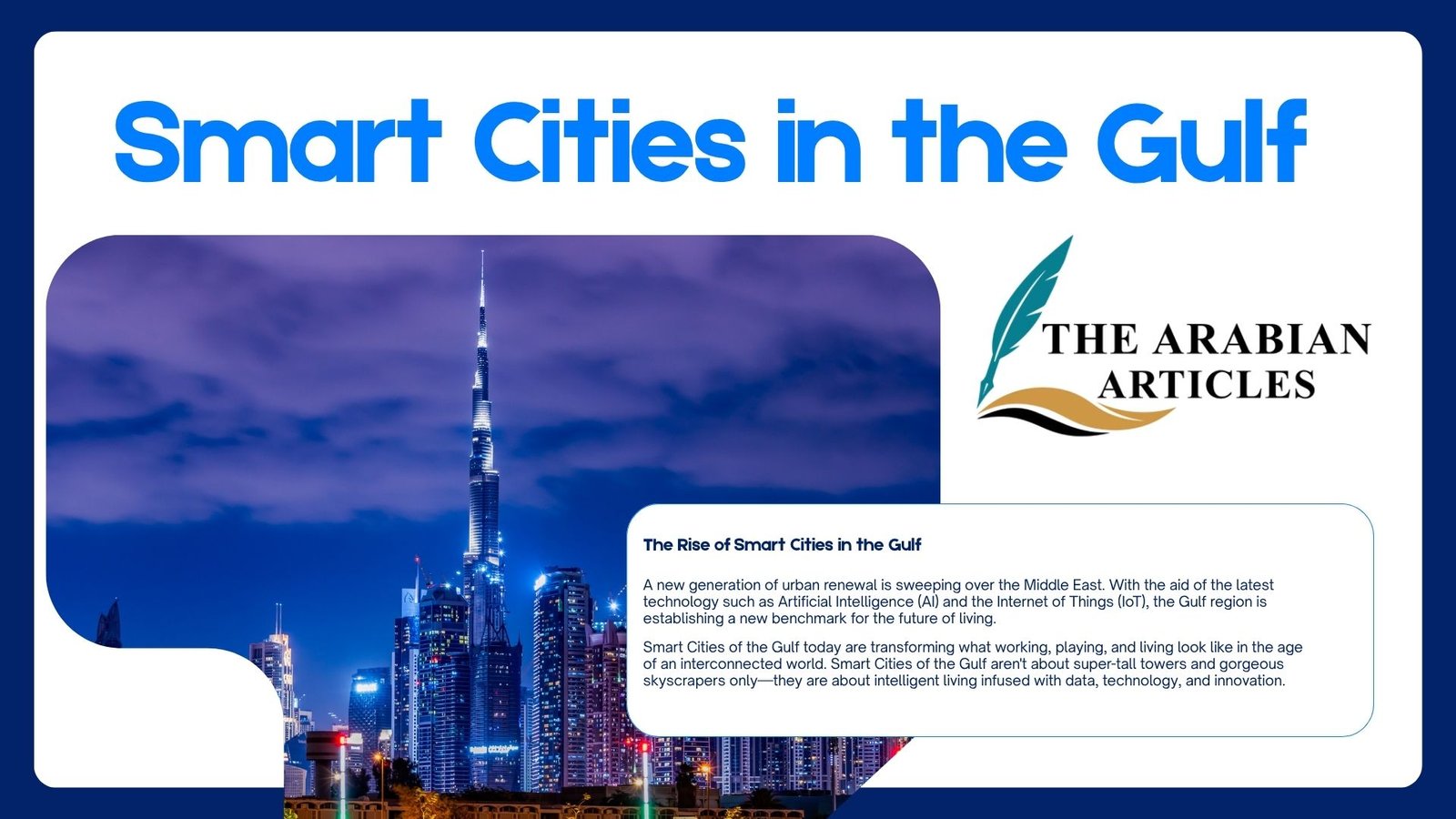 Smart Cities in the Gulf: How AI and IoT Are Powering Urban Living