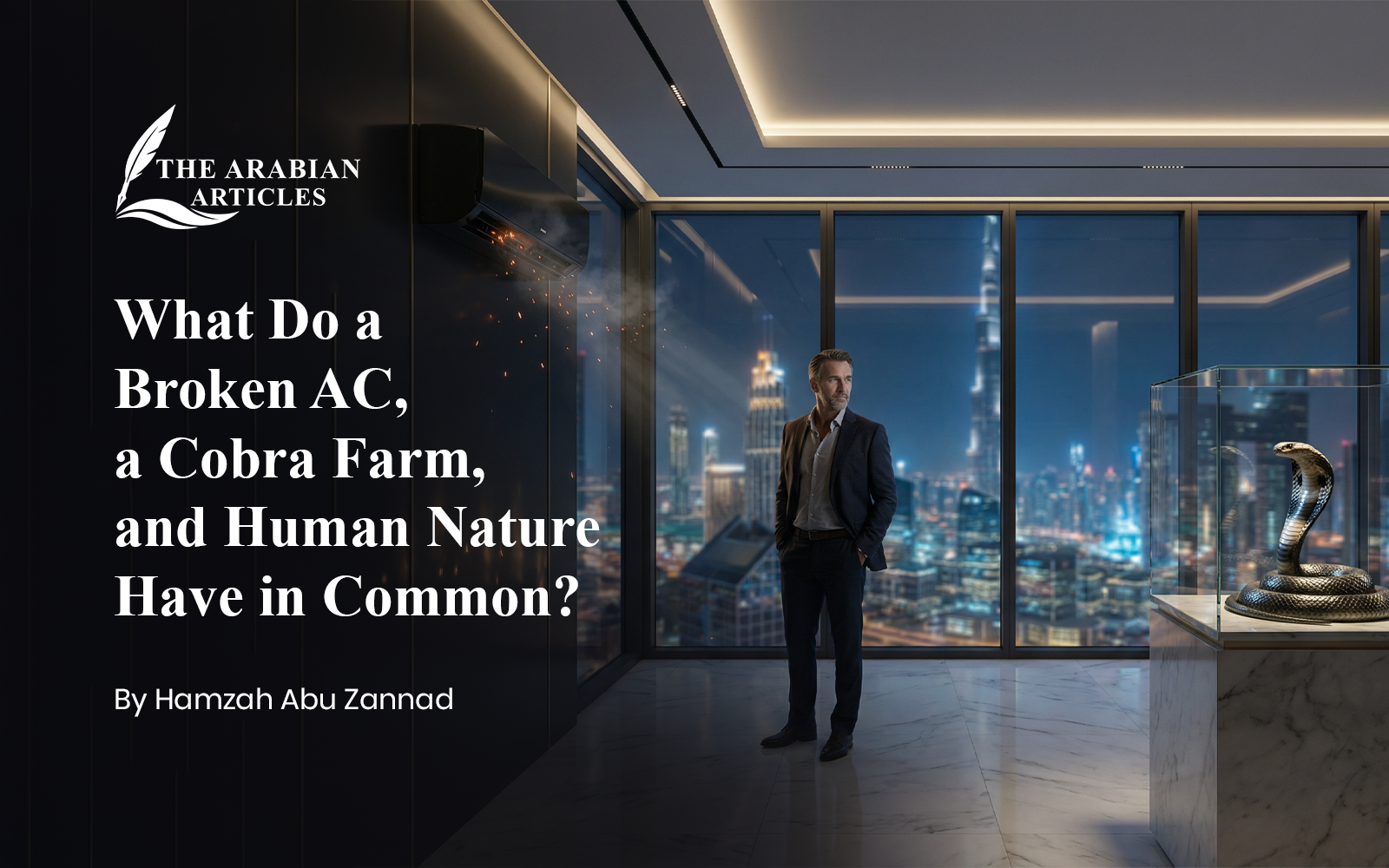 What Do a Broken AC a Cobra Farm and Human Nature Have in Common